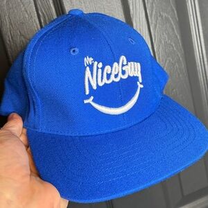 Mr Nice guy baseball cap in blue new never worn​​​​